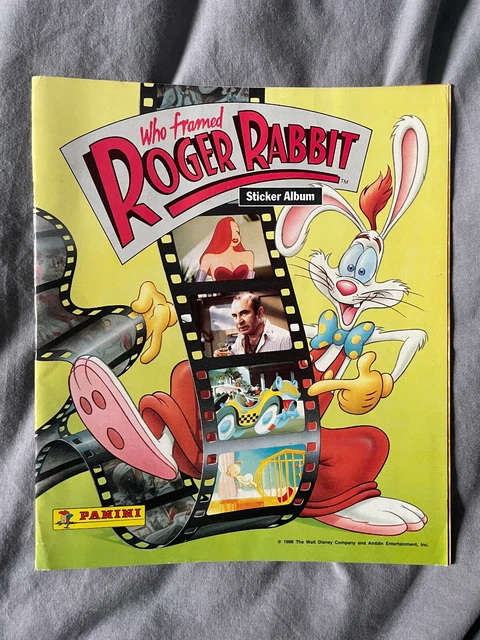 PANINI DISNEY WHO Framed Roger Rabbit Sticker Album - 1988 £10.00 ...