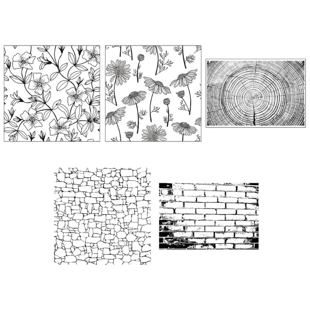 Flower Wall Clear Stamps Silicone Seal Stamp for DIY Scrapbooking Card Making