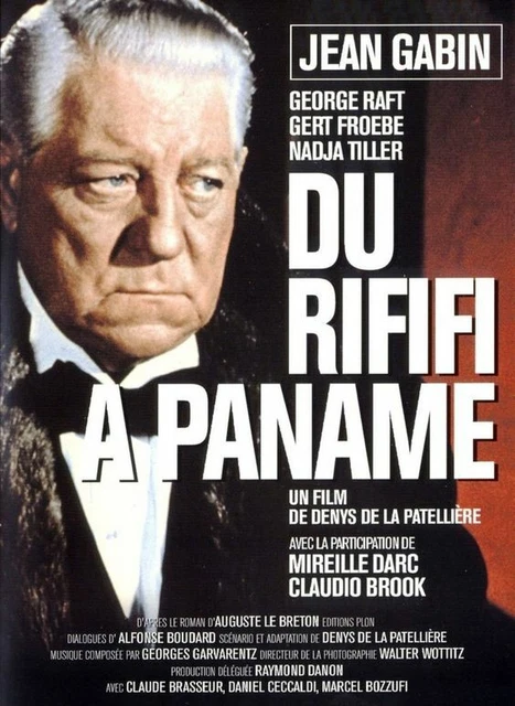 Plaque Métal Déco Vintage Jean Gabin - 30x20 Cm - Film Ancien - Neuf