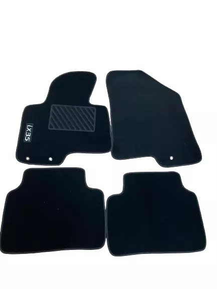 Tapis de Sol Noir Sur Mesure HYUNDAI IX35 (2010-2015)  4 pieces NEUF