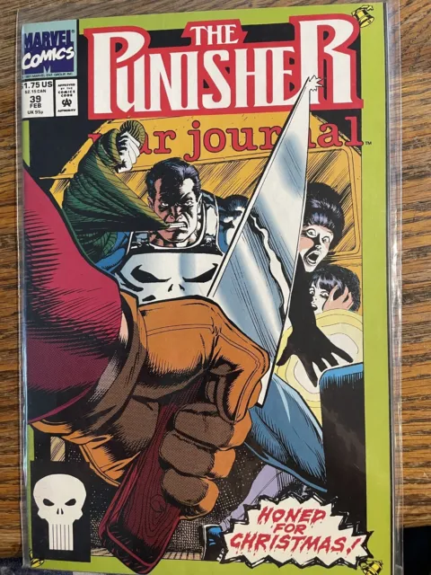 The Punisher War Journal #39 Marvel Comics 1992 FN/VF Newsstand
