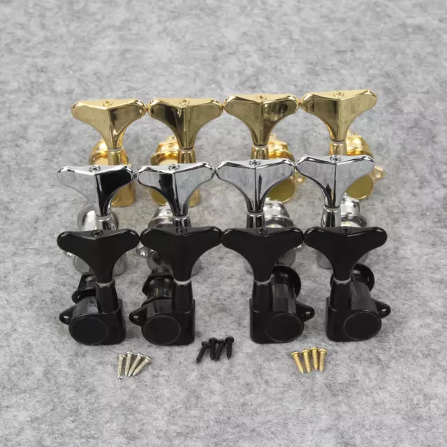 For 4String Bass GuitarBass Tuning Pegs Key Tuner Sealed Machine Head 1set 2L2R