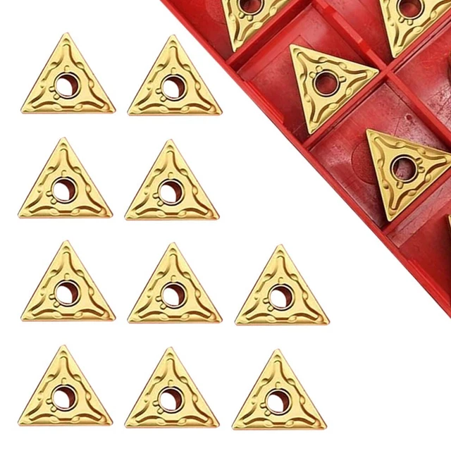 10pcs TNMG160404-MA Carbide insert TNMG331 triangle turning insert