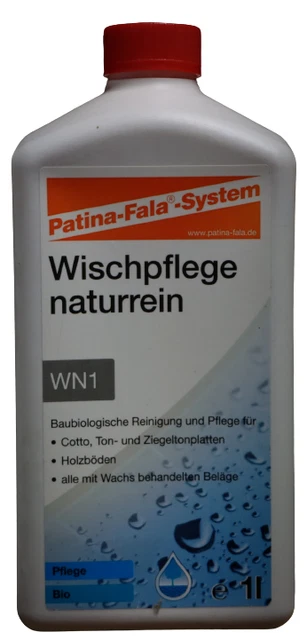 Patina Fala WN1 Essuyage Nettoyage Naturelles 1 L pour Tous Gewachsten Et Huilé