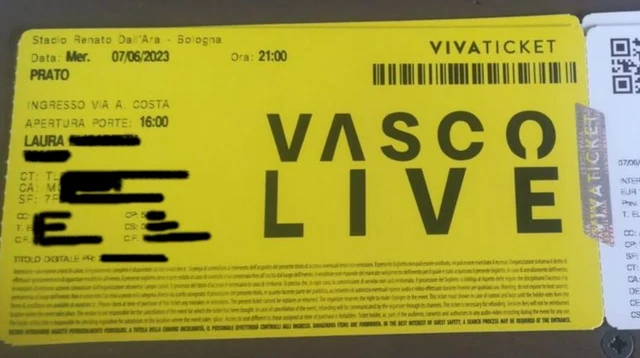 Biglietti Vasco Rossi Bologna 2023