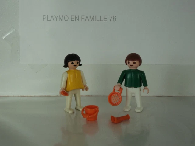 Lot Playmobil Vintage Ferme Et Vie à La Campagne - Set 4490 De 2005, Occasion, Avec Animaux Et Véhicules
