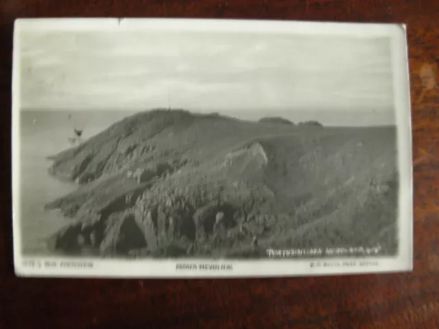 Porthdinllaen headland photo D.W.Davis Postcard- posted in 1920 Morfa-Nevin N.W.