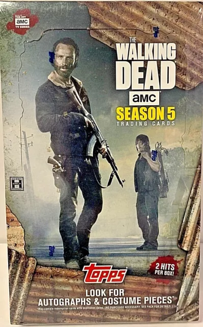 2016 Topps The Walking Dead "Season 5" Factory Sealed Hobby Box