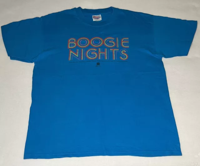 Vintage BOOGIE NIGHTS 1998 Home Video Promo T Shirt Large