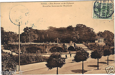 France - METZ - Nouvelles fontaines de l'esplanade   (H3355)