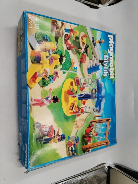 Gros Lot Playmobil – Parc Pour Enfants, Personnages Variés, Occasion Très Bon état