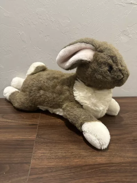 Applause Vintage Alexander Easter Rabbit Plush 16” Brown White  1985 Bunny