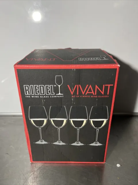 Riedel Vivant Red Wine Glasses Set of Four  12-3/4oz