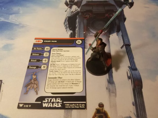 Star Wars Miniatures Champions of the Force 13 Exar Kun