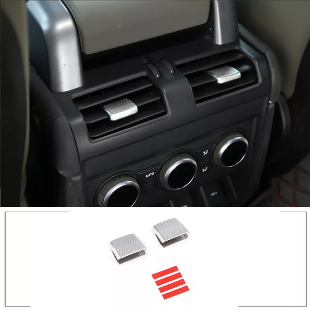 Silver ABS Rear Air Condition Rod Cover For Land Rover Defender 90 110 2020-2022