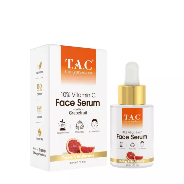 TAC - The Ayurveda Co.15%Vitamin C Face Serum for Toning,Brightening&Glowin Skin