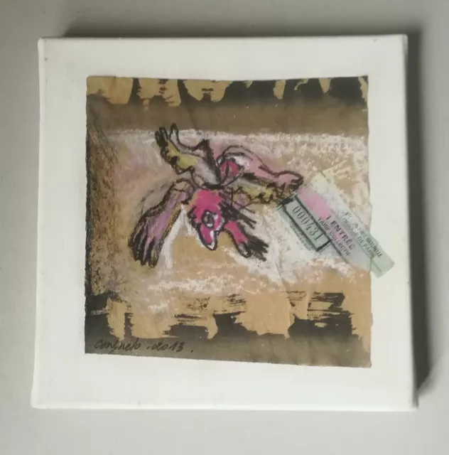 Consuelo de Mont-Marin , technique mixte sur toile.