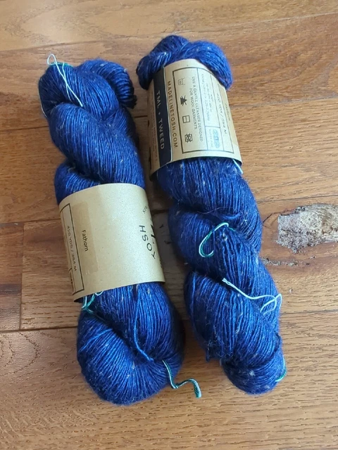 Madelinetosh TML tweed set of 2; 420yds fingering 90/8/2 SWmerino/viscose/nylon