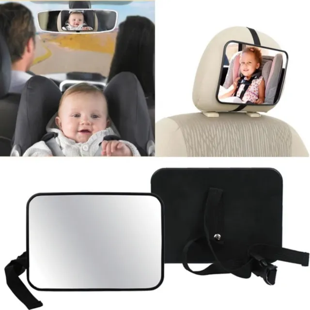 Car Baby Seat Inside Mirror View Back Safety Rear Ward Facing Child Infant AU