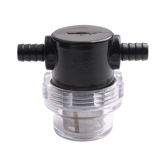 Filtre De Pompe à Eau De 1,27 Cm, Filtre D'irrigation En Ligne 50 Mailles Pour Tuyau Deau Dentree Deau Compatible Avec Les Pompes Wfco Et Shurflo Noir 87546204