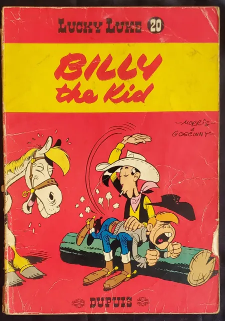 Lucky Luke T20 Billy the Kid Broché Dos bois 1969 Morris Dupuis BE-