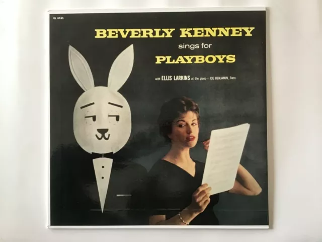 BEVERLY KENNEY SINGS FOR PLAYBOYS - DECCA DL 8743 United States  LP