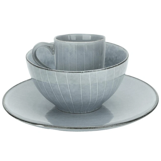 Set di stoviglie 12 pezzi alta qualità set da cena stoviglie per colazione