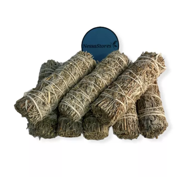 NessaStores Blue Sage Smudge Incense 4" Bundle (18 pcs) #JC-73