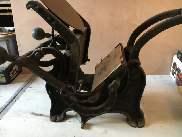 Vintage 10 x 6 Printing Press / Letter Press with rollors Not Adana