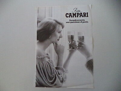 advertising Pubblicità 1977 BITTER CAMPARI