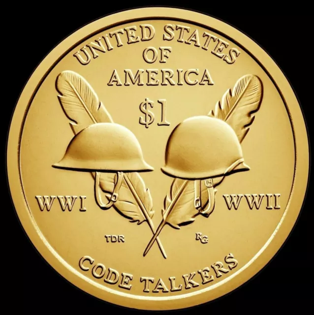 2016 D Sacagawea Native American Dollar US Mint Coin "BU" Code Talker!