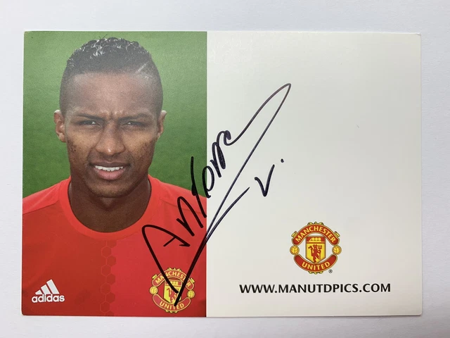 RARE Antonio Valencia Signed Official Manchester United Club Card 2016/17