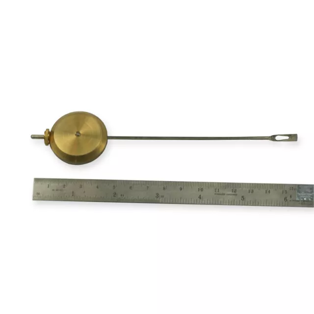 UNIVERSAL BRASS PENDULUM bob adjustable fitting wall clocks mantle
