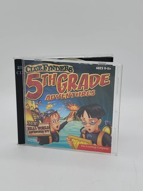 ClueFinders 5th Grade Adventures Computer Game - Educational PC Game For Kids Ages 9-11 (Volcano Island, Reading, Math, Science) - View #2