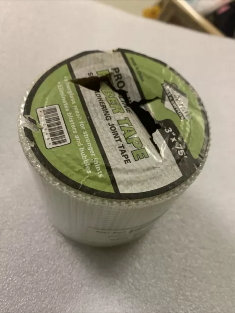 Pro-Line Fiber Tape Self Adhering Drywall Joint Tape 3”x75’