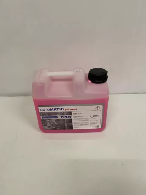 BG EUROMATIC Ph sauer Entkalker für thermische Geräte zur Desinfektion 5L pink