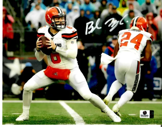 “Cleveland Browns” Baker Mayfield Hand Signed 10X8 Color Photo COA