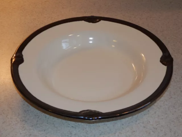 Certified International China Embassy Ivory Rim Soup Bowl 9 1/2"