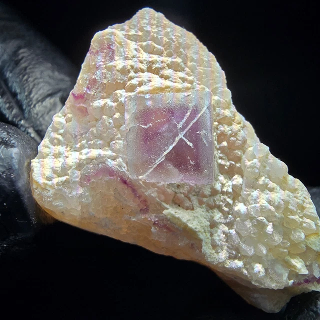 Rare !! 2 Jolies Iolites Violettes De Namibie : 1,12 Carat ★★ P.307.135T