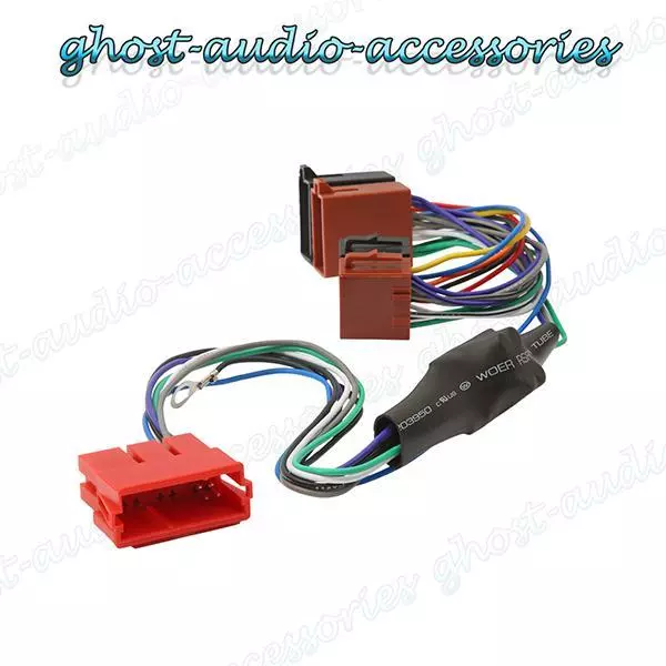 Audi A4 Amplified Active ISO Radio / Stereo harness / adapter / wiring connector