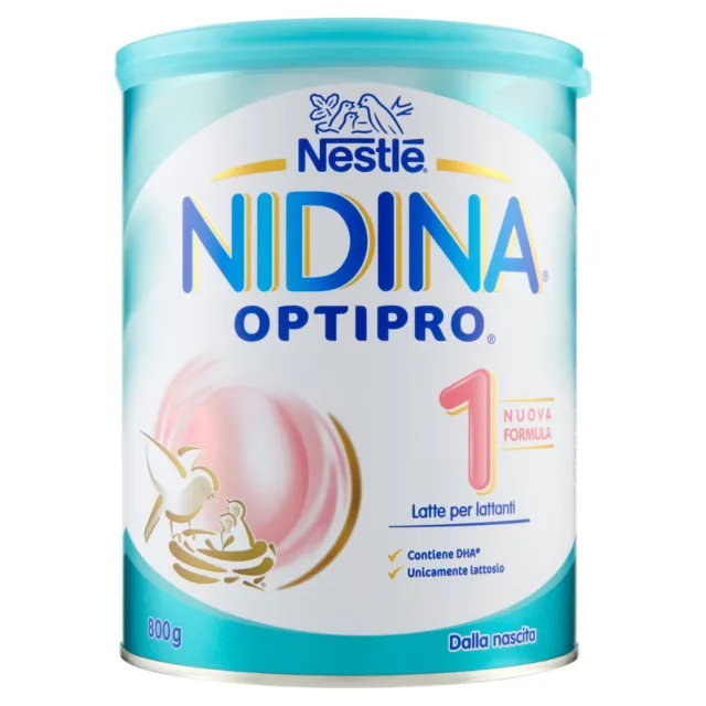 NIDINA Optipro 1 Leche de nacimiento para lactantes en polvo enlatado 800 g MHD 9/23
