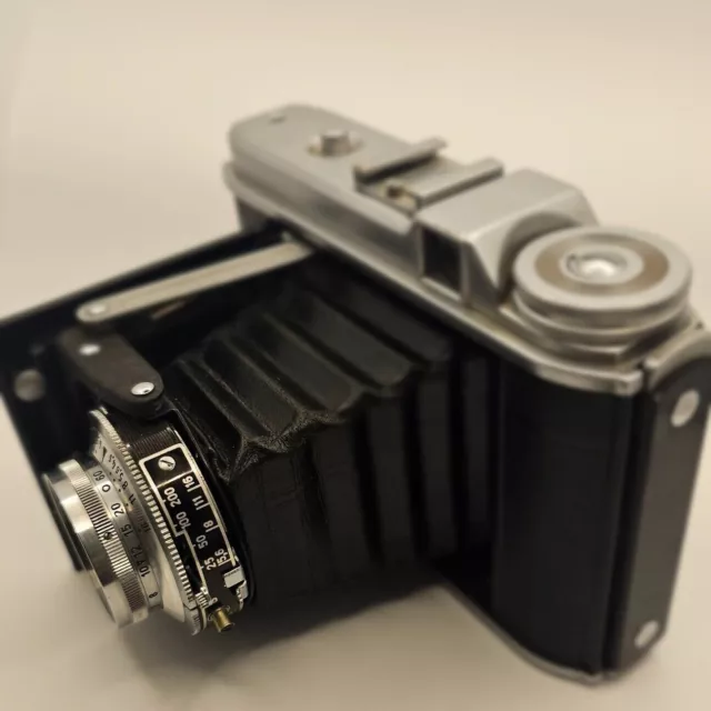 1952-1955 Voigtlander Perkeo I Camera & case, Tested Feb 2024, VG Condition