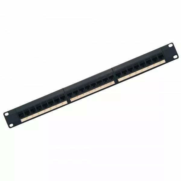 Cabac S-Net PP24C6 Patch Panel 24 Port Ports CAT-6 1RU 19" inch