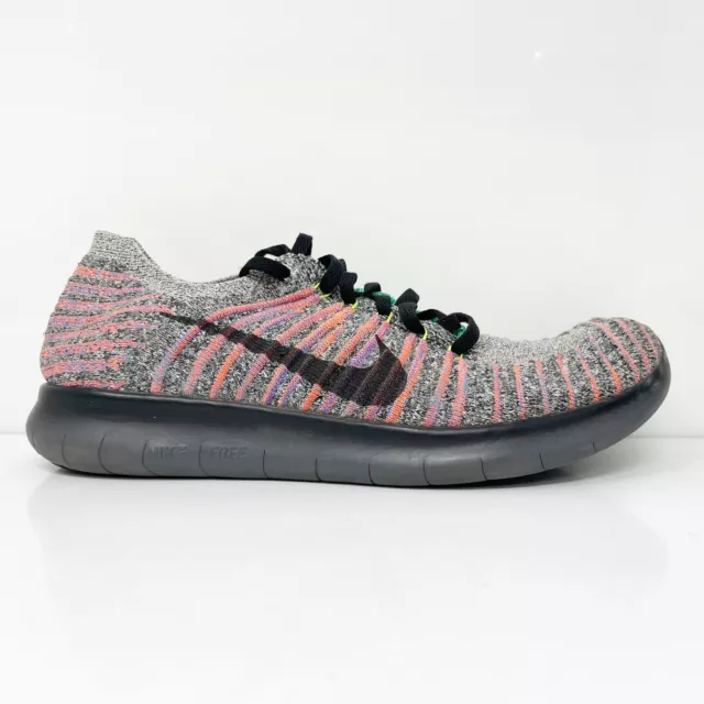 Nike Womens Free RN Flyknit 831070-108 Gray Running Shoes Sneakers Size 8