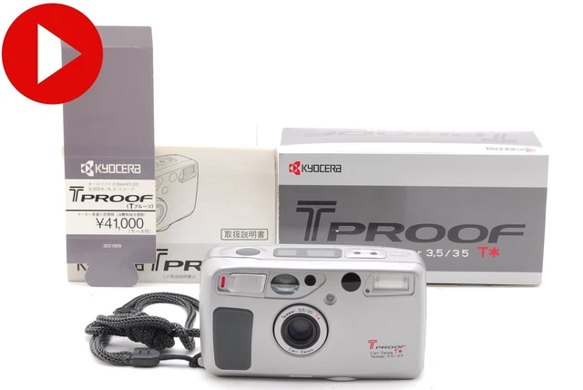Video [Top MINT Box] Kyocera T Proof Yashica T4 Super T5 35mm Film Camera Japan