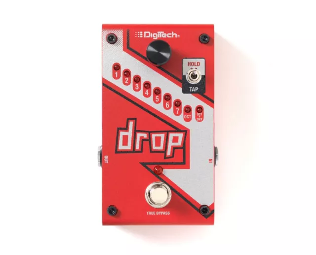 Digitech DROP Compact Polyphonic Drop Tune Pitch Shifter Pedal - Open Box