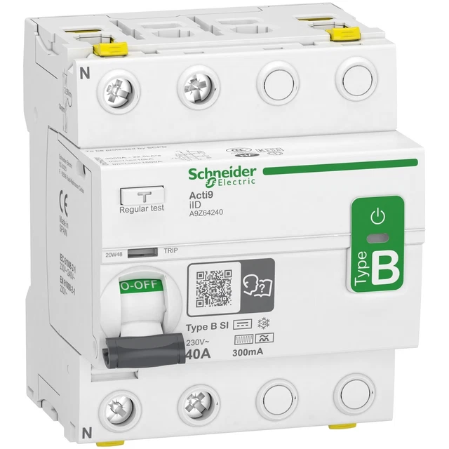 Acti9 iID - interrupteur différentiel iID instantané - In 40A 2 modules - sen...