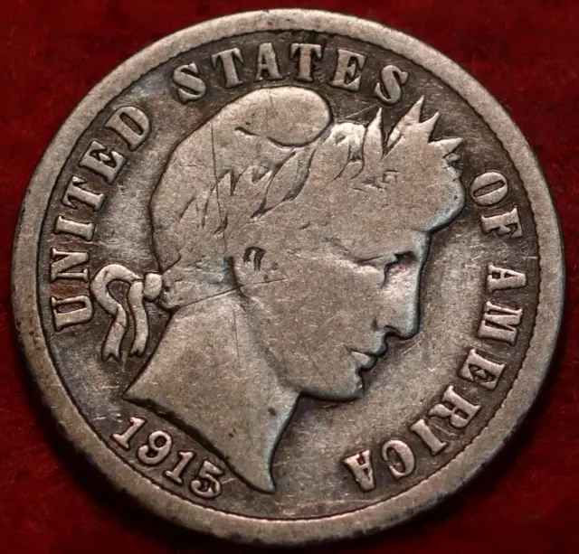 1915-S San Francisco Mint Silver Barber Dime