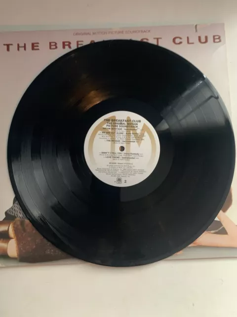THE BREAKFAST CLUB Vinyl Record Original Motion Picture Soundtrack VTG ...