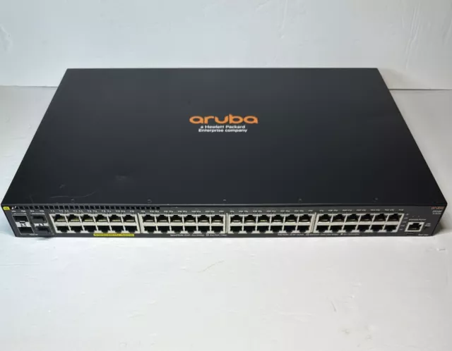 JL262A HPE Aruba 2930F 48G PoE+ 4SFP Switch W/rack-mount